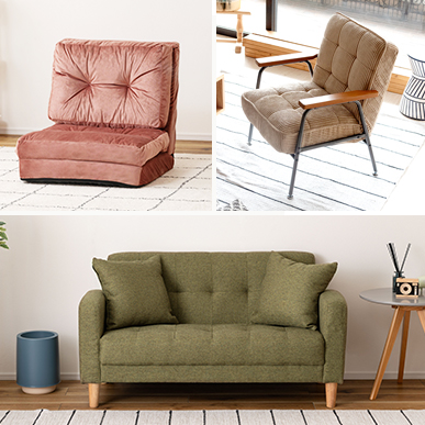 一人暮らしにおすすめ｜ワンルームでもおしゃれに決まるコンパクトソファ特集